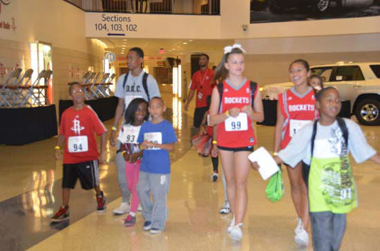 Two young dancers are lined up to audition for...